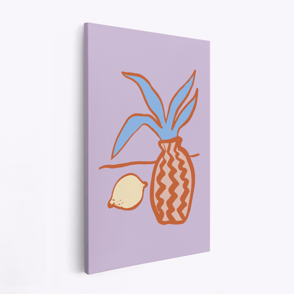 Canvastavla Lilac Lemon - Tavla