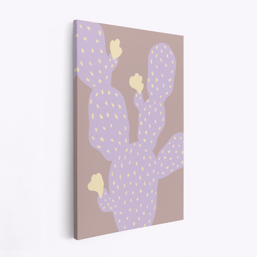 Canvastavla Lilac Cactus - Tavla