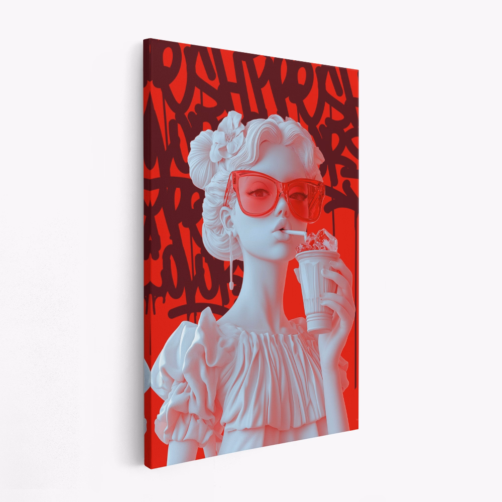 Canvastavla Cherry Sips - Tavla