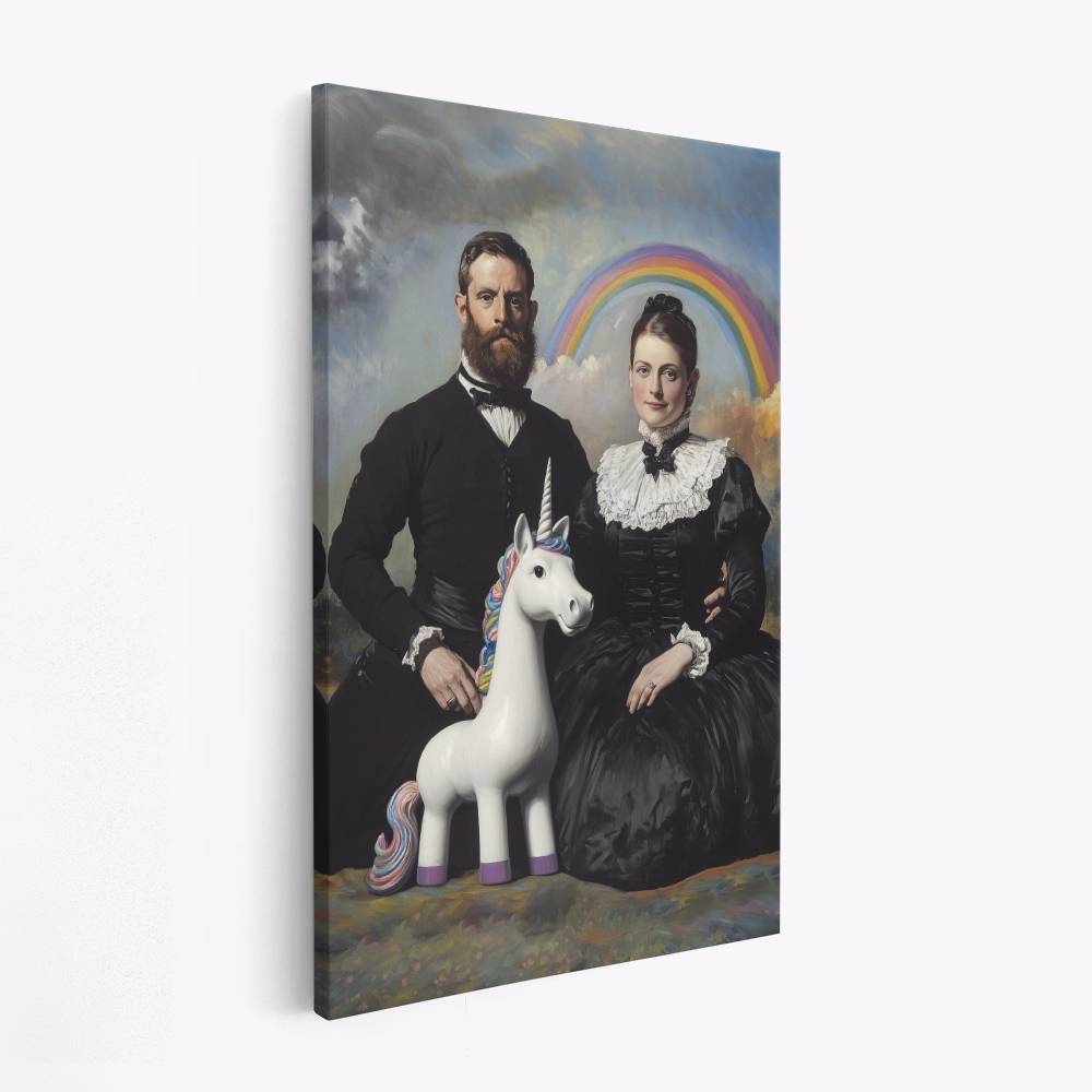 Canvastavla A family of fantasies - Tavla