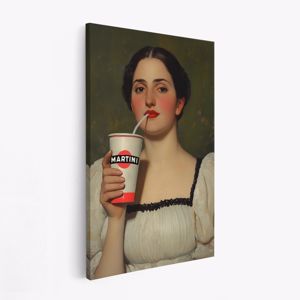 Canvastavla Casual Martini - Tavla