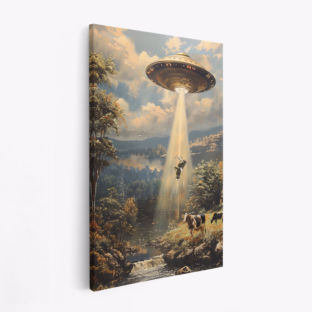 Canvastavla Alien Cowspiracy - Tavla