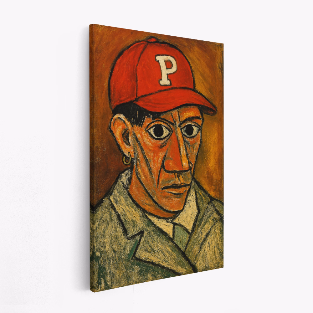 Canvastavla Red Cap Gaze - Tavla