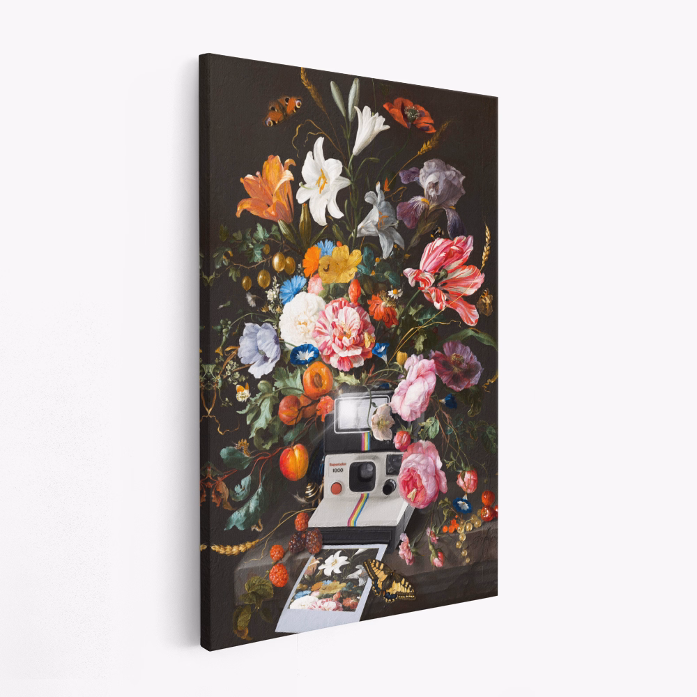 Canvastavla Floral Instant Photo - Tavla