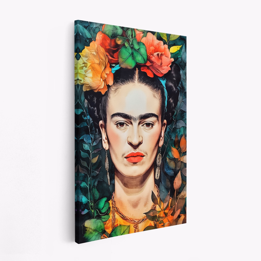 Canvastavla Frida Portrait 9 - Tavla