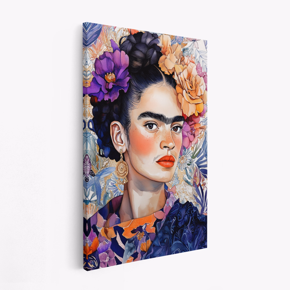 Canvastavla Frida portrait - Tavla