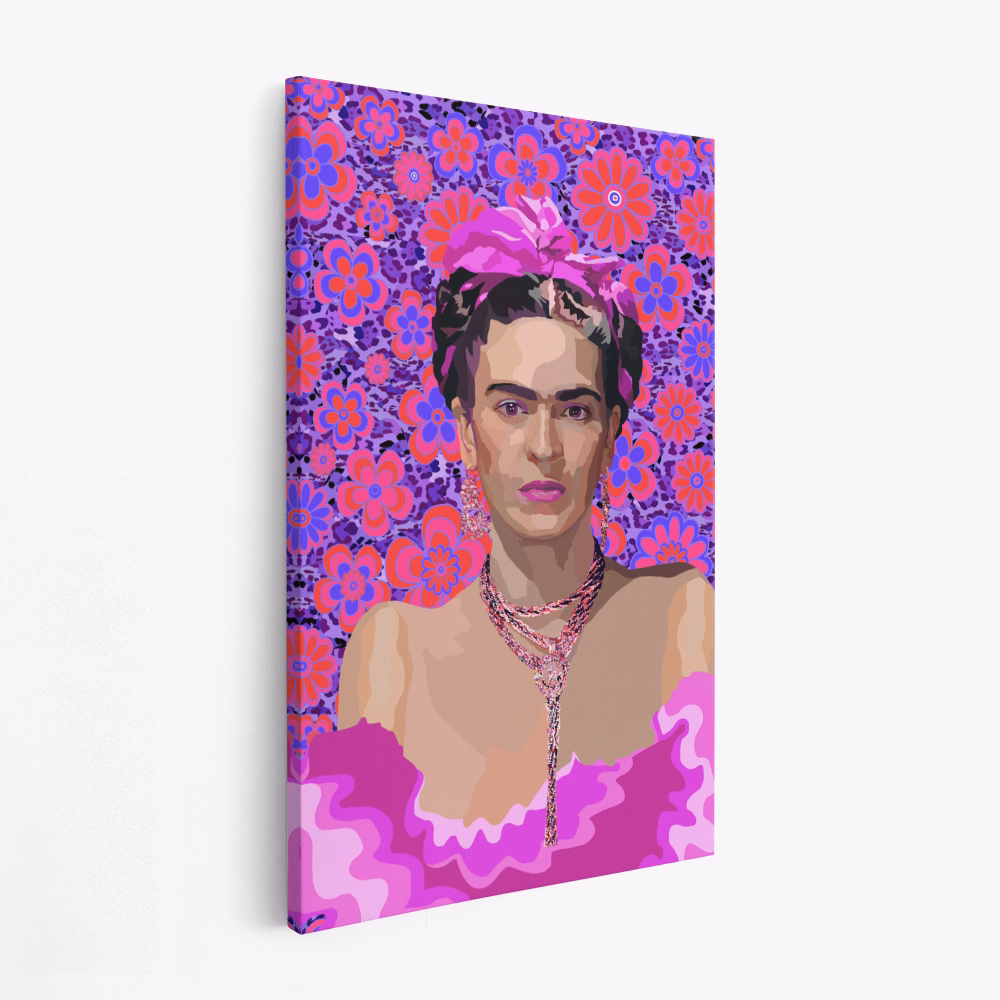 Canvastavla Frida in Purple - Tavla