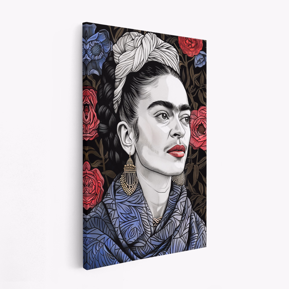 Canvastavla Frida Portrait 7 - Tavla