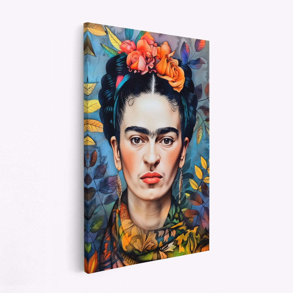 Canvastavla Frida Portrait 8 - Tavla