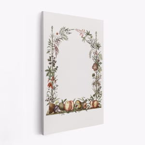 Canvastavla Hand Drawn Botanical Frame - Tavla